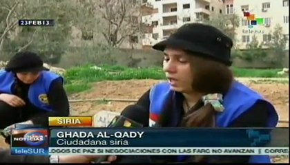 Sirios rehabilitan zona azotada por terrorismo