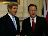 Kerry in London, Meets Prime Minister Cameron