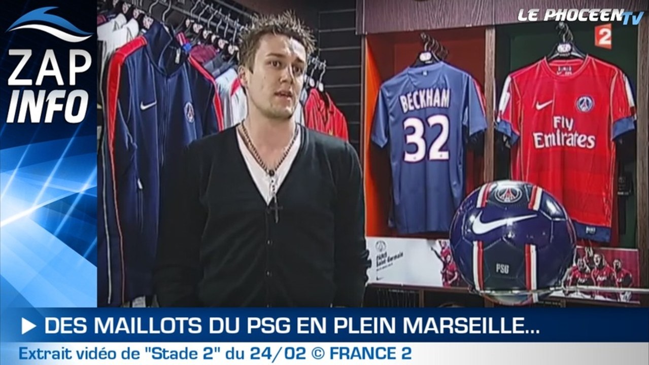 Zap Info : des maillots du PSG à Marseille...
