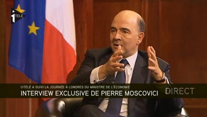 EXCLUSIVITE i>TELE : interview de Pierre Moscovici