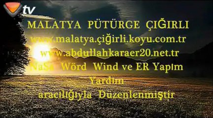 Muharrem  aslantaş  Pütürge  Vuslat  tv