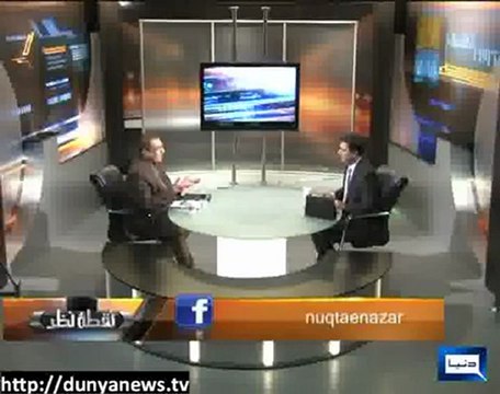 Nuqta e Nazar with Mujeeb ur Rehman Shami By Duniya Tv - 25th February 2013