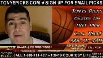 Detroit Pistons versus Atlanta Hawks Pick Prediction NBA Pro Basketball Odds Preview 2-25-2013