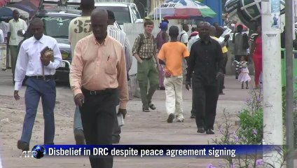 Disbelief in DRC despite peace agreement signed