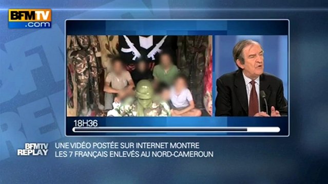 BFMTV Replay du 25 février : une vidéo sur Internet montre les otages enlevés au Cameroun - 25/02