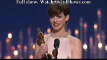 Best Support Actress for Anne Hathaway @ Oscars 2013