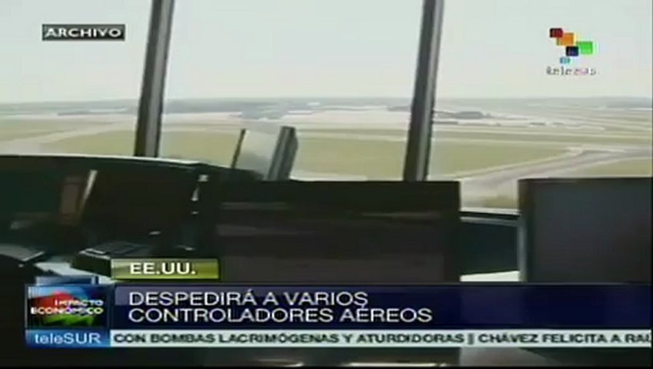 Decenas de controladores aéreos serían despedidos en EE.UU.