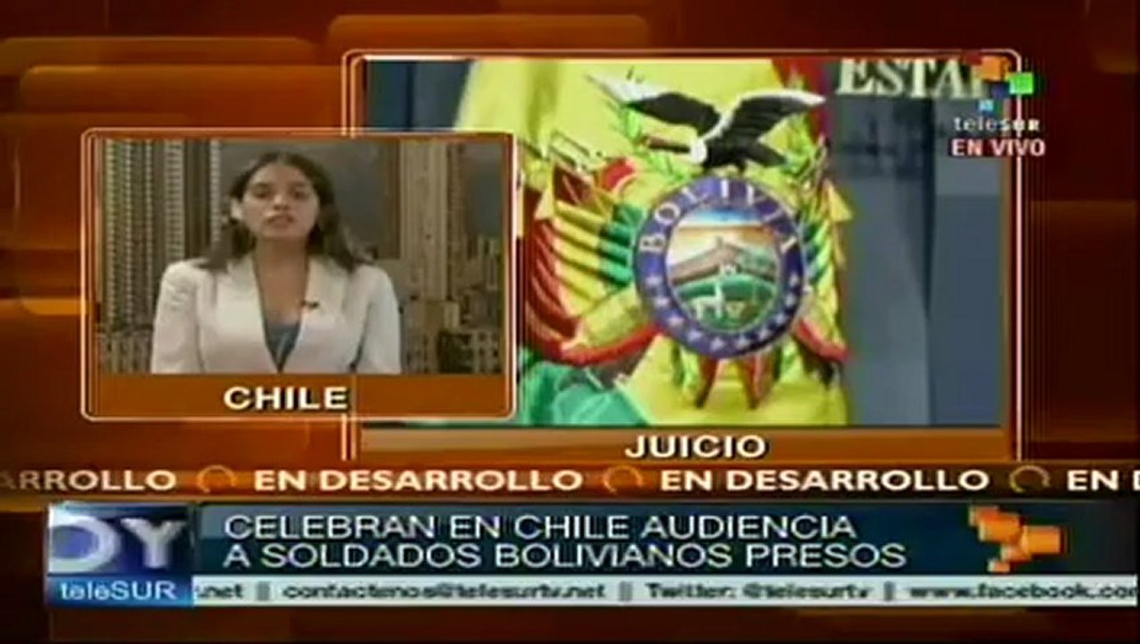 Chile inicia audiencia de soldados bolivianos detenidos