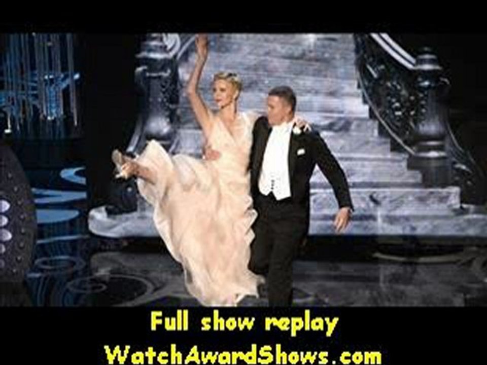 85th Oscars Actress Charlize Theron and actor Channing Tatum dance onstage Oscars 2013