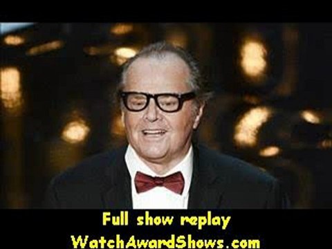85th Oscars Jack Nicholson presents the Best Picture award onstage Oscars 2013
