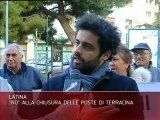 LATINA: PROTESTA CONTRO LA CHIUSURA DELLE POSTE A 
