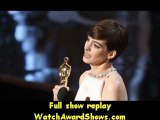 HD 720p Anne Hathaway accepts an award onstage Oscars 2013
