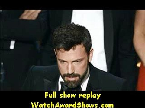 HD 720p Actor producer director Ben Affleck accepts the Best Picture award for Argo onstage Oscars 2013
