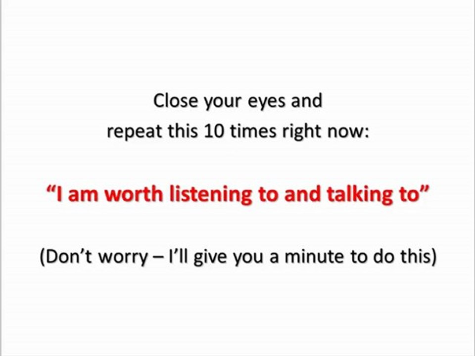 How To Overcome Shyness And Build Confidence & Reduce Public Speaking Fear - Video 1 of 5