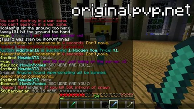 Minecraft - Server Spotlight! 1.4 PVP FACTIONS