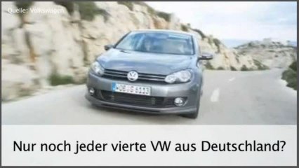 Nur noch jeder vierte VW "Made in Germany"?