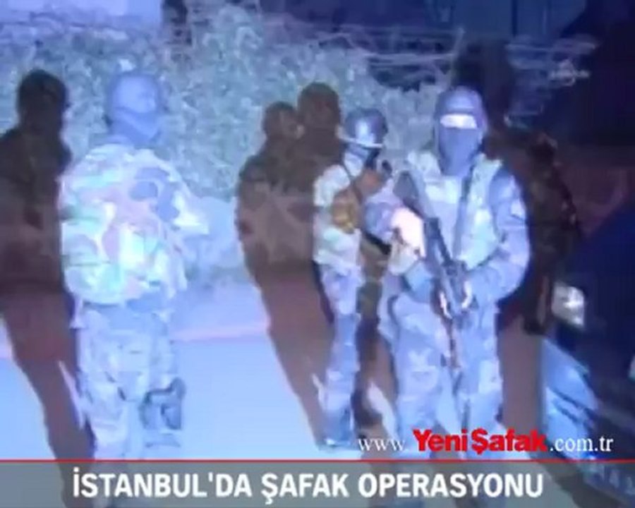 İstanbul'da şafak operasyonu