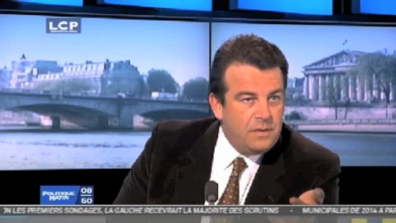 Thierry Solère débat avec Jean-Marc Germain sur LCP