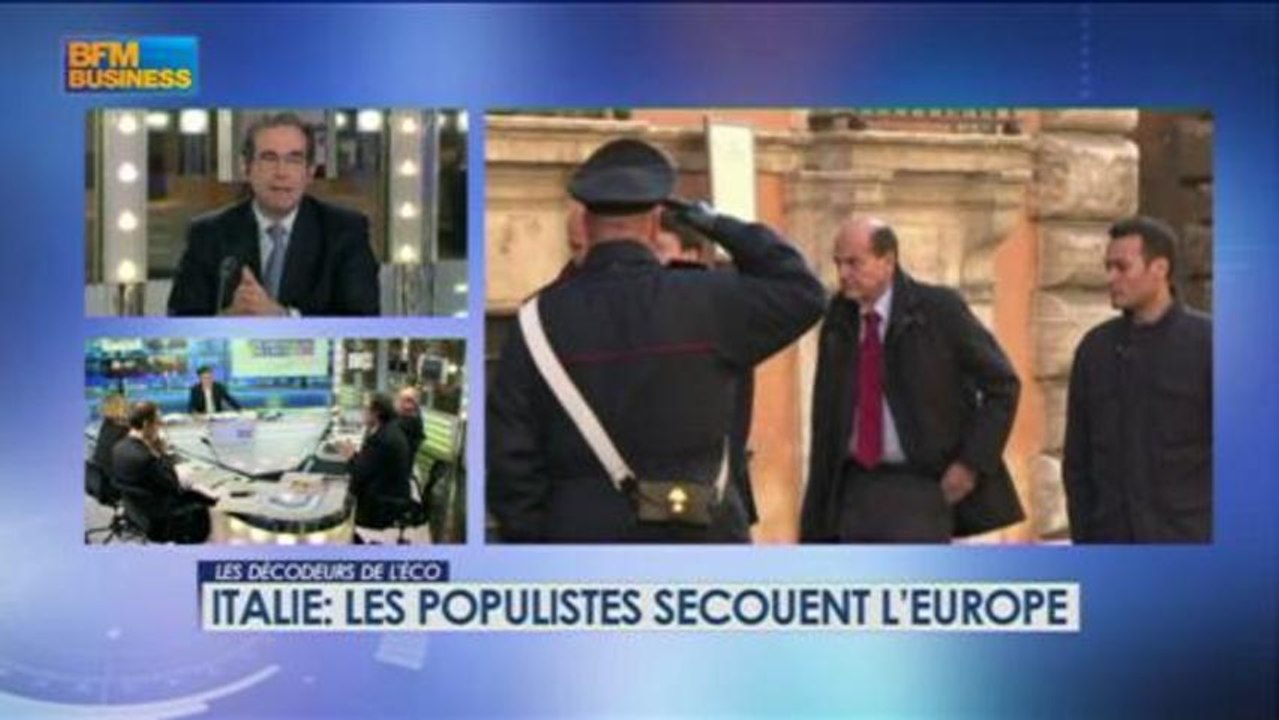 Italie : les populistes secouent l’Europe - 25 février - BFM : Les décodeurs de l'éco 4/5