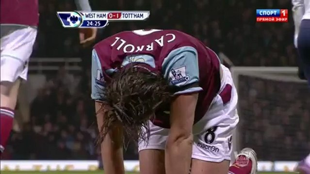 Чемпионат Англии 2012-13 / 27-й тур / Вест Хэм - Тоттенхэм / 1 тайм / 25.02.2013