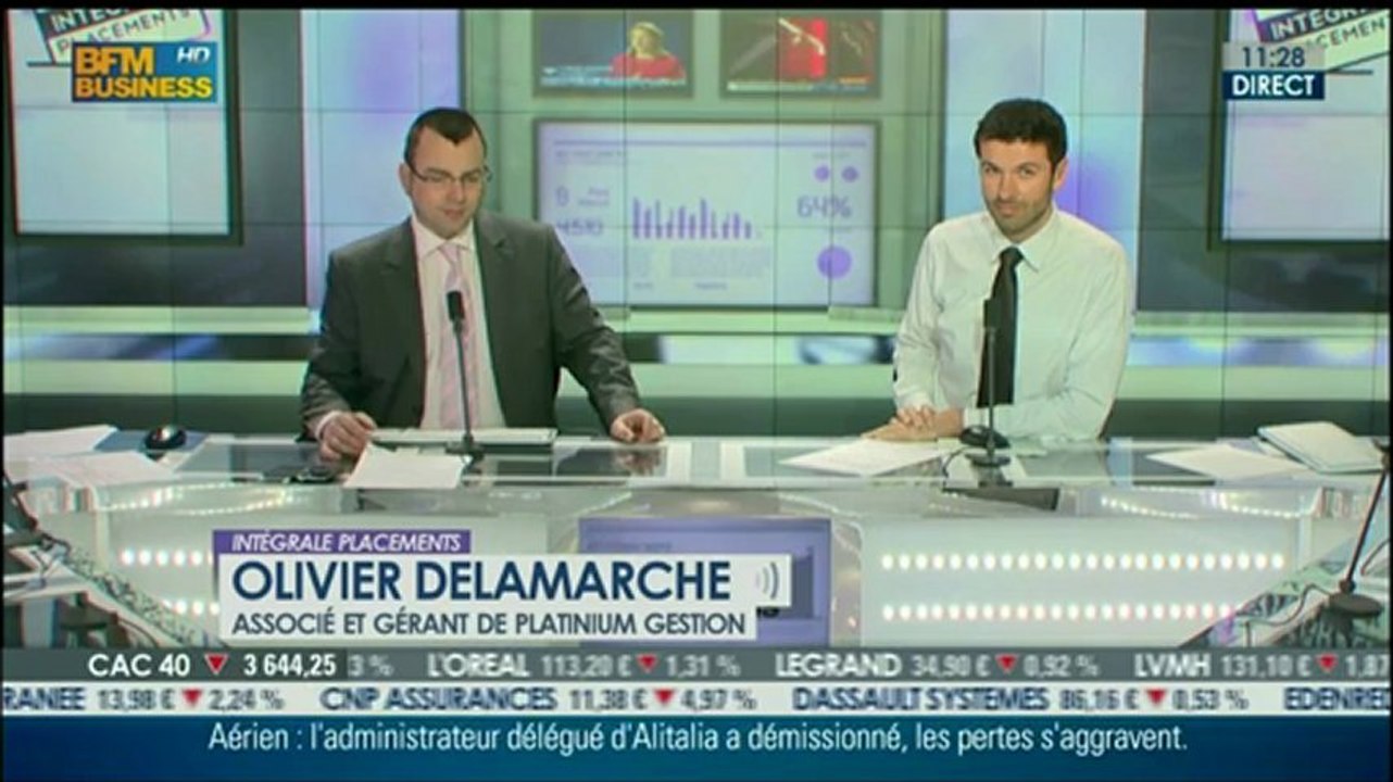 Olivier Delamarche(26 Février 2013): "Bernanke sait très bien que sans QE, y'a plus de marché"
