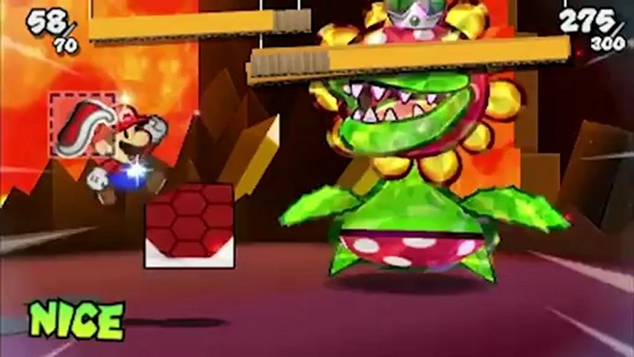 Let's Play Paper Mario Sticker Star - Part 37 - Rumble Volcano