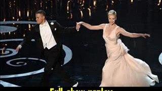 Channing Tatum and Charlize Theron dance onstage Oscars 2013