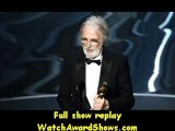 Director Michael Haneke accepts the Best Foreign Language Film award for Amour onstage Oscars 2013