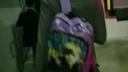 Funny Ricky Rubio a fan of Justin Bieber (backpack)