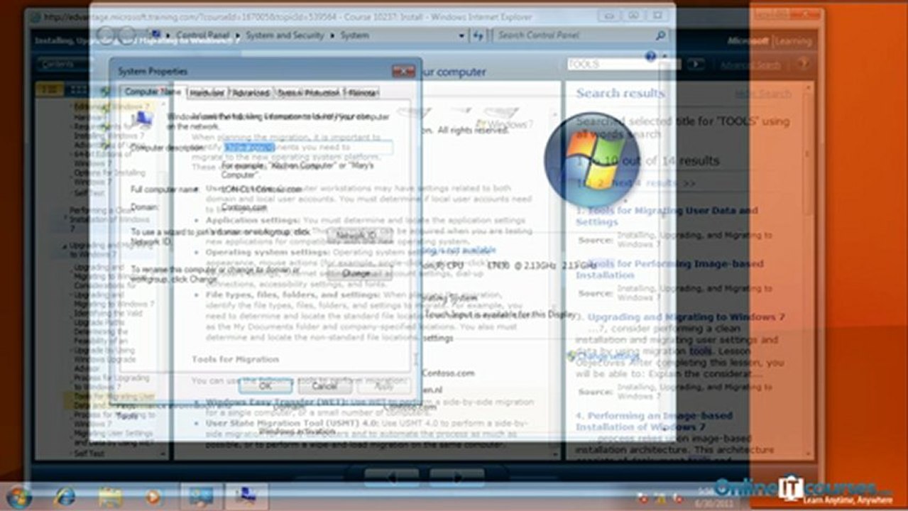 Training course: Windows 7: Configuration (exam 70-680)