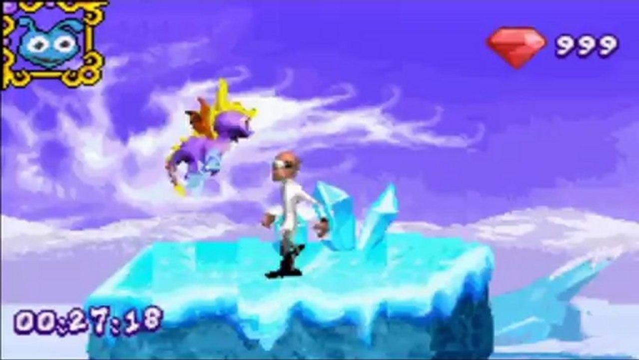 Spyro : Fusion - Falaises de glace : Course au portail