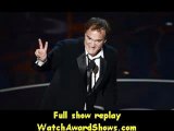 @Writer director Quentin Tarantino accepts the Best Writing Oscars 2013