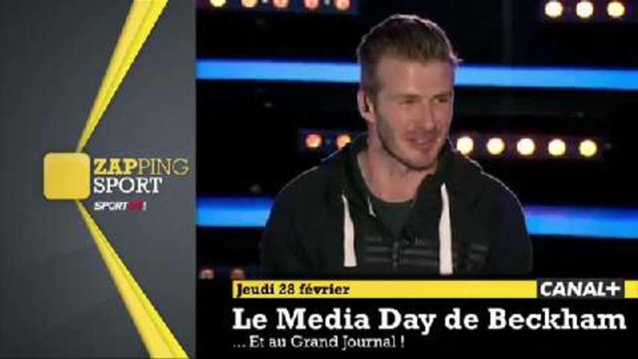 Zap' Sport : Beckham est Marathon Man