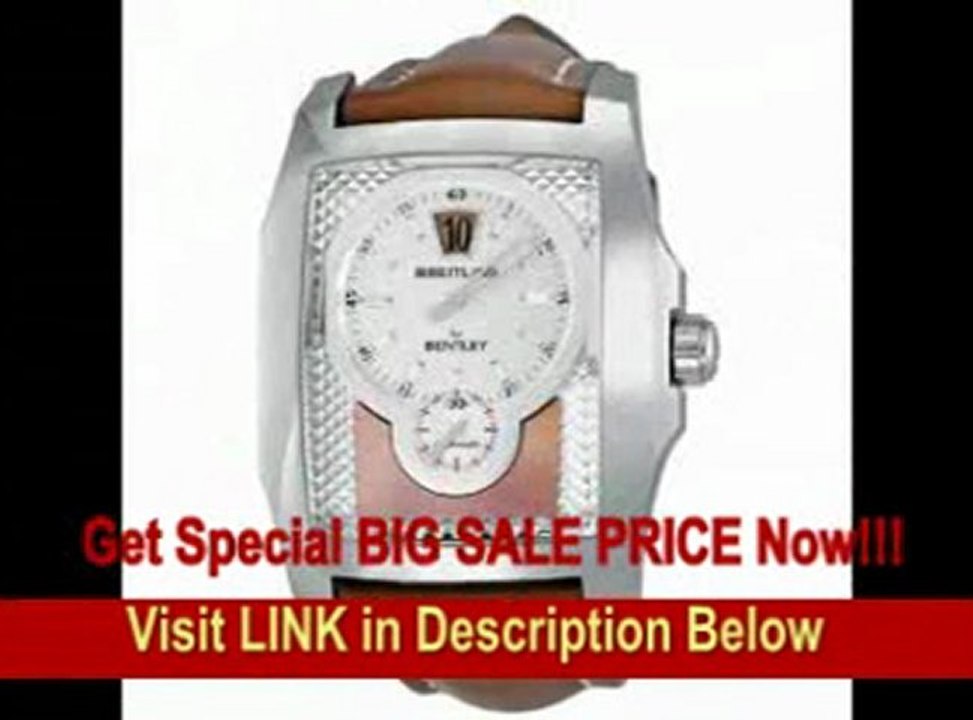 [BEST BUY] Breitling Bentley Flying B Jumping Hour Amber Dial Mens Watch A2836212-H521