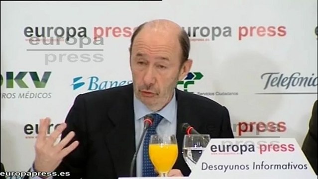 Rubalcaba seguro de que PSC votaría no a la independencia de Cataluña