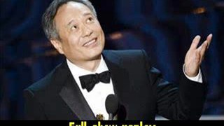 @Director Ang Lee accepts the Best Director award for Life of Pi onstage Oscars 2013