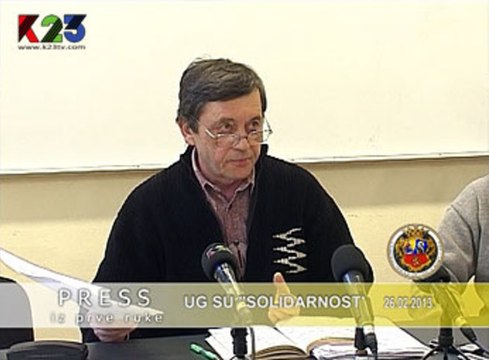 K23TV - Press iz prve ruke - UG Solidarnost, Subotica - 26. februar 2013.