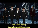 @Robert Downey Jr Chris Evans Mark Ruffalo Jeremy Renner and Samuel L. Jackson present onstage Oscars 2013