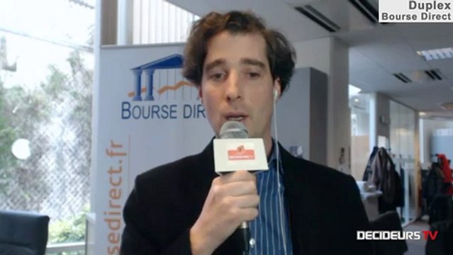 26/02/13 : Les Experts de Bourse Direct dans l'émission Duplex Bourse sur Décideurs TV