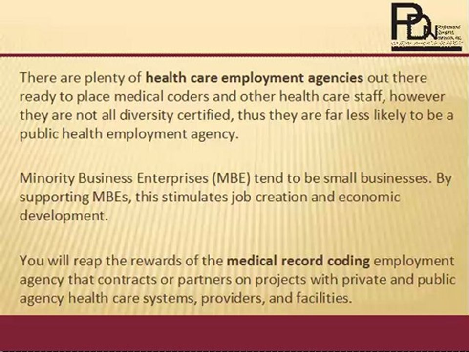 Why Decide On A Public Health Employment Agency, If You Are Not The Government?