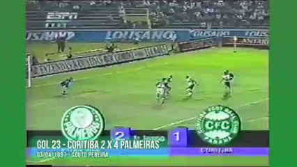 Alex de Souza - 23º gol - Coritiba 2 x 4 Palmeiras-SP