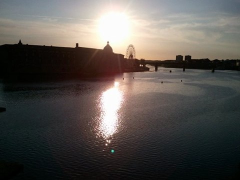 Sur le Pont des Catalans