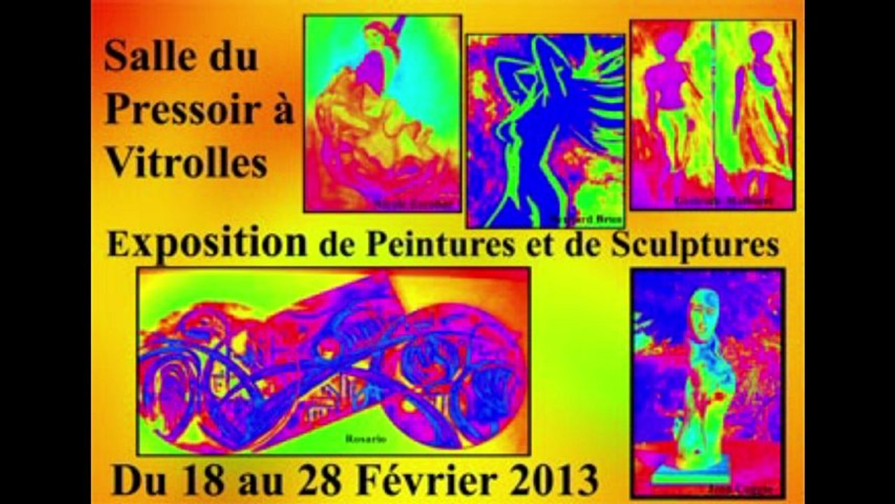 Peintures et Sculptures à la salle du "Pressoir" à Vitrolles