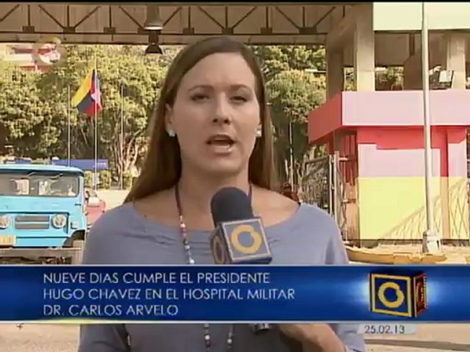 Mantienen condiciones de seguridad en el Hospital Militar sin que surjan declaraciones sobre el presidente Chávez