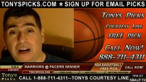 Indiana Pacers versus Golden St Warriors Pick Prediction NBA Pro Basketball Odds Preview 2-26-2013