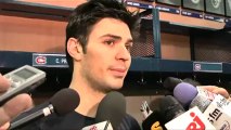 Habs' Carey Price after winning his 100th NHL game