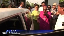 Desmond Tutu affirme à Suu Kyi croire en une Birmanie 