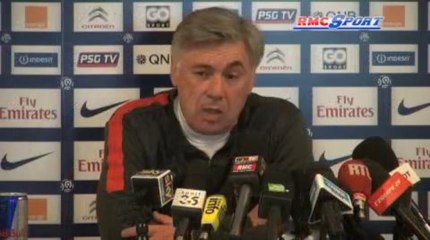 PSG / Ancelotti : "Les supporters sont courageux de siffler Ibrahimovic" 26/02