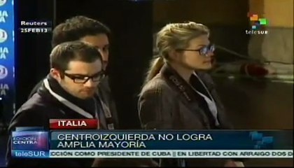 Centro-izquierda gana en Diputados, Berlusconi en Senado