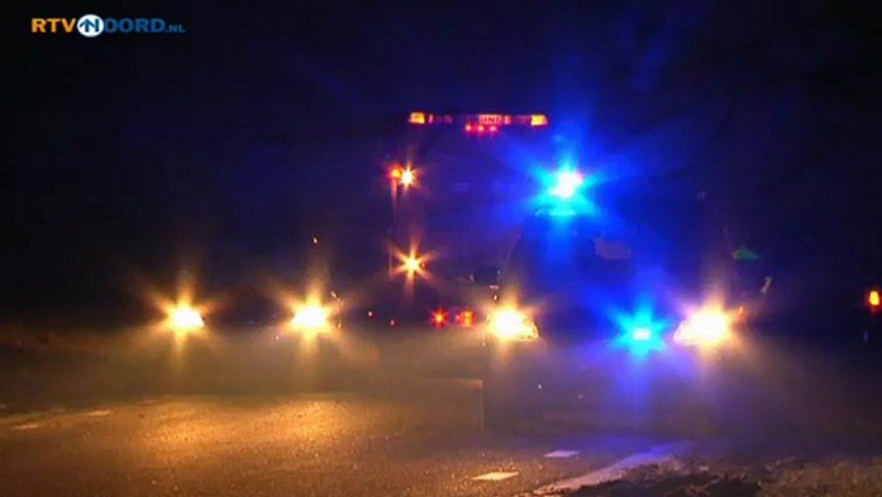 Eenzijdig ongeval in Zuidhorn - RTV Noord